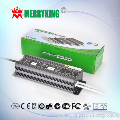 Waterproof LED Power Adapter 100W 12V
